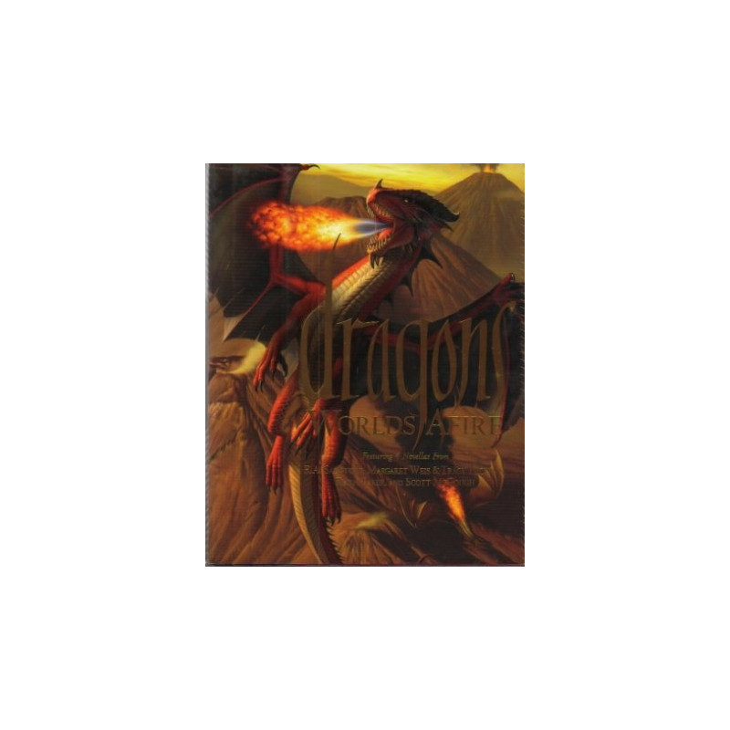 Dragons: Worlds Afire (HB, Signed by R.A. Salvatore)