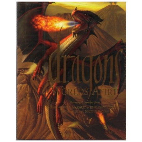 Dragons: Worlds Afire (HB, Signed by R.A. Salvatore)