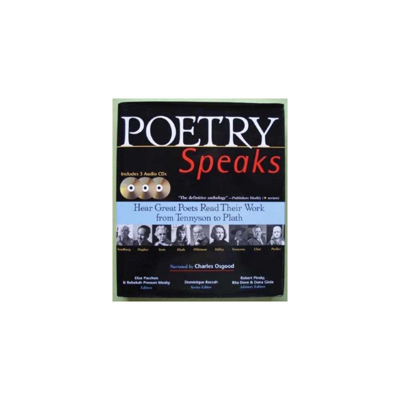 Poetry Speaks: Hear Poets Speaks (HB, 3CDs, Plath, etc)