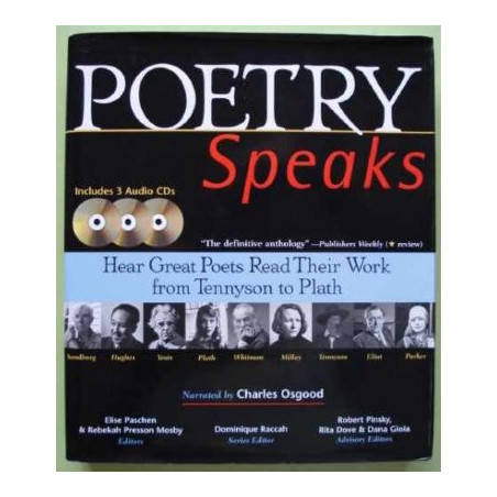 Poetry Speaks: Hear Poets Speaks (HB, 3CDs, Plath, etc)