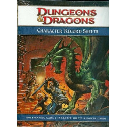 Dungeons & Dragons: Character Record Sheets (4th)