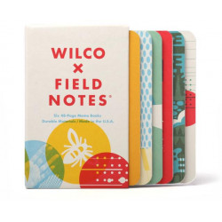 Wilco x Field Notes Box Set of 6 Memo Books