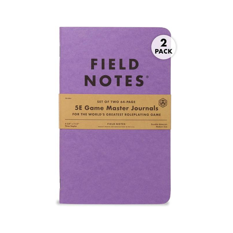 Field Notes 5E Game Master Journals (2-Pack, D&D)