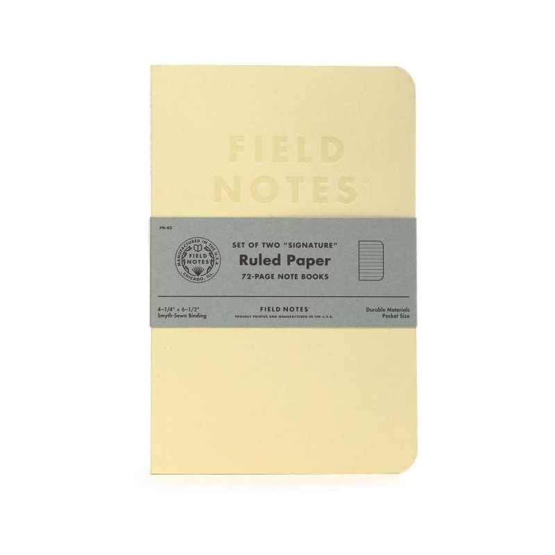 Field Notes Signature Ruled 2-pack