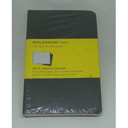Moleskine Pocket Cahier Set of 3 Squared Journals