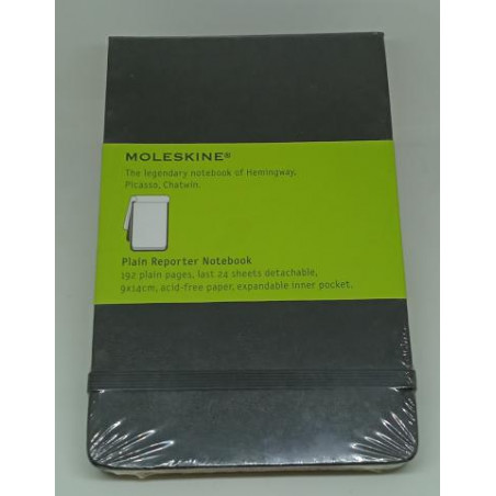 Moleskine Pocket Plain Reporter Notebook