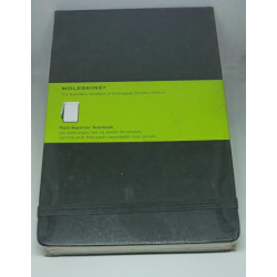 Moleskine Large Plain Reporter Notebook (HB)