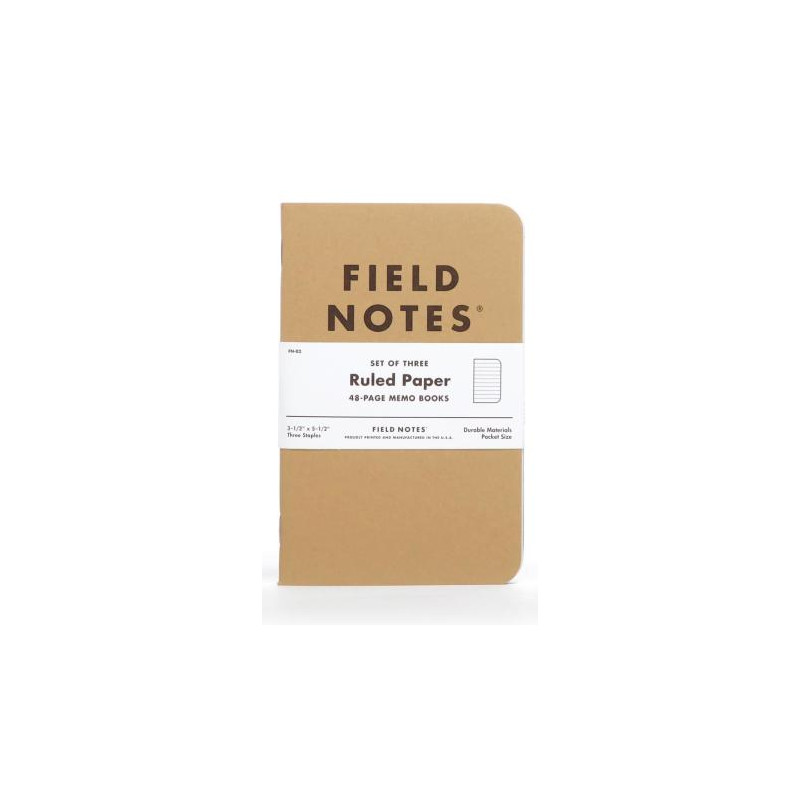 Field Notes Ruled Paper 3-Pack