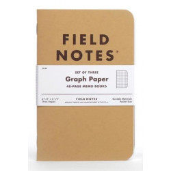 Field Notes Graph Paper 3-Pack