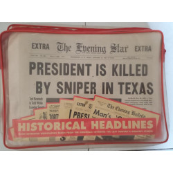 Historical Headlines: Seven Reprinted Newspapers...