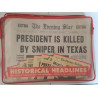 Historical Headlines: Seven Reprinted Newspapers...