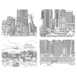 Field Notes: Streetscapes Los Angeles/Chicago (Spring 2023, 2-packs)