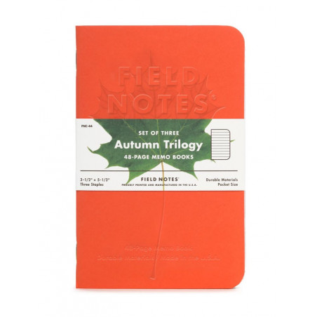 Field Notes: Autumn Trilogy (Fall 2019)