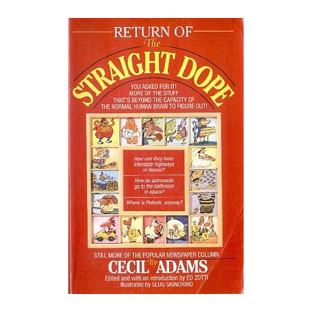 Return of the Straight Dope by Cecil Adams