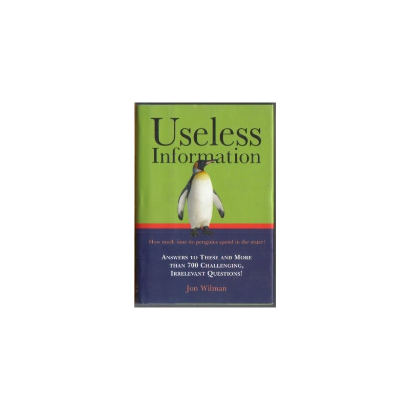 Useless Information by Jon Wilman (Hardbound)