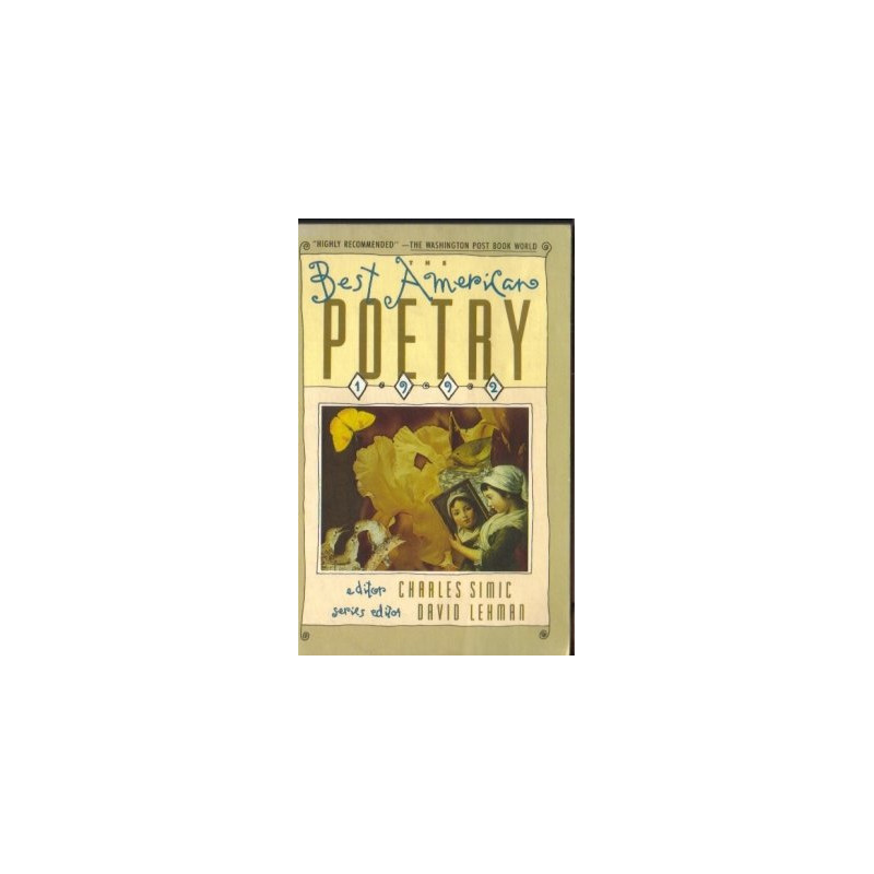 The Best American Poetry 1992 (Edited by Charles Simic)