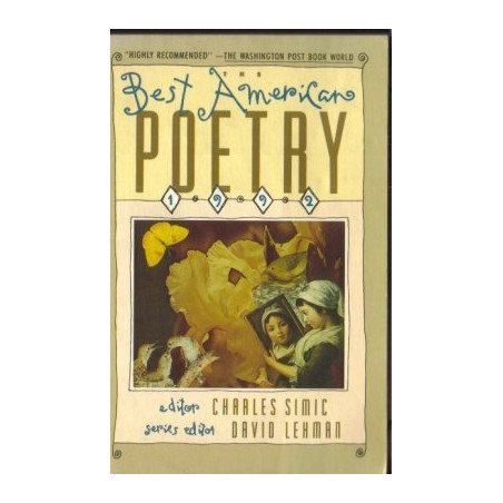 The Best American Poetry 1992 (Edited by Charles Simic)