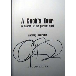 SIGNED! A Cook's Tour by Anthony Bourdain (Hardbound)